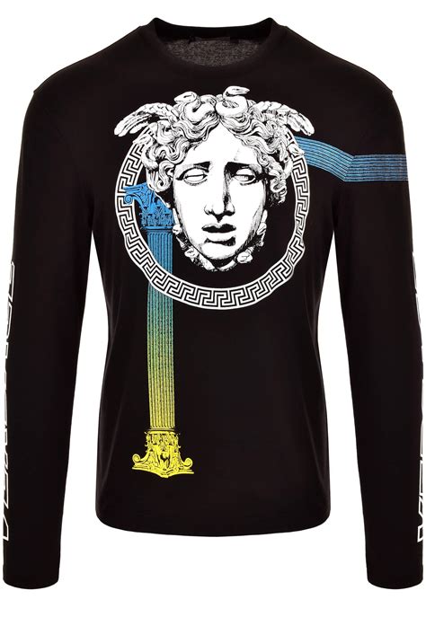 tshirt versace|versace long sleeve t shirts.